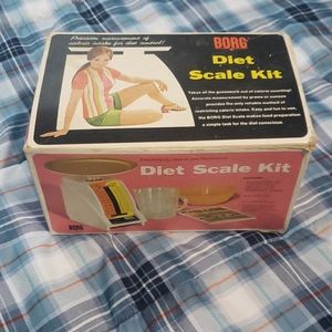 Vintage 1970 diet scale kit decor BORG weight loss